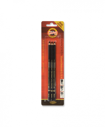 Koh-I-Noor Black Charcoal Pencil Set