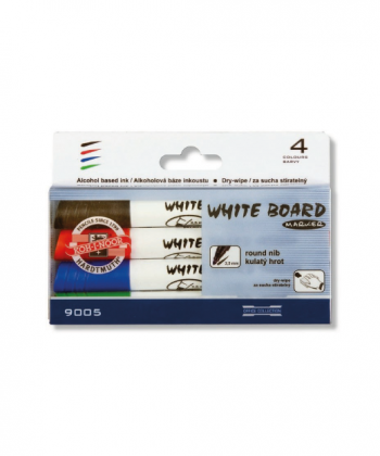 Koh-I-Noor White Board Marker Round Set