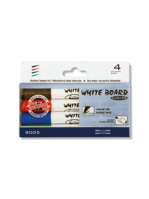 Koh-I-Noor White Board Marker Round Set