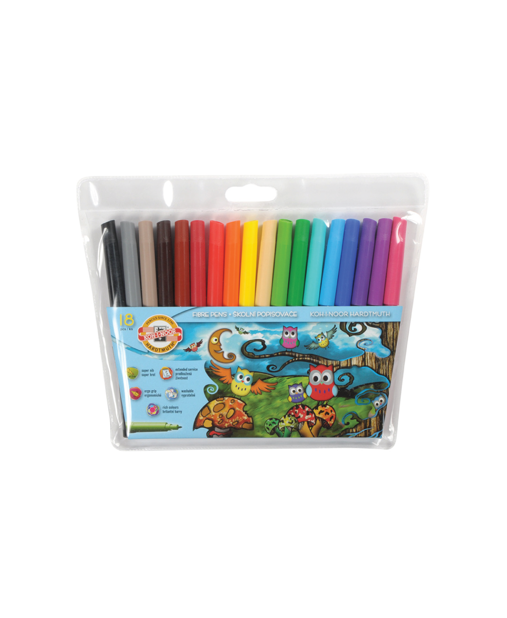 KS Marker Pen Set - 12 Colours
