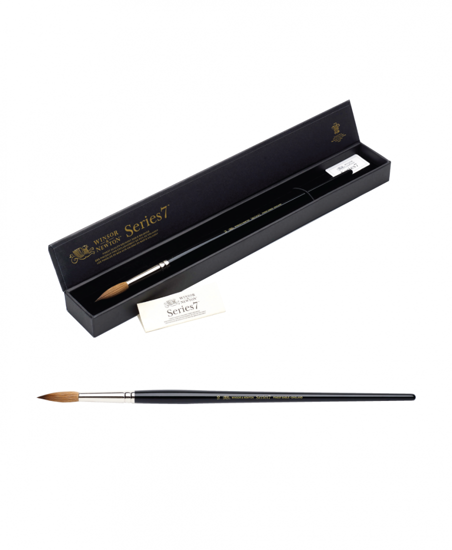 Winsor & Newton Series 7 Pure Kolinsky Sable Watercolor Brush • CITY