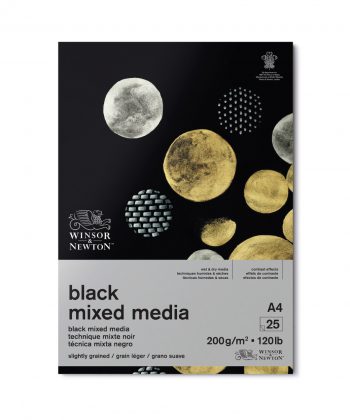 Winsor & Newton Black Mixed Media Pad A4 