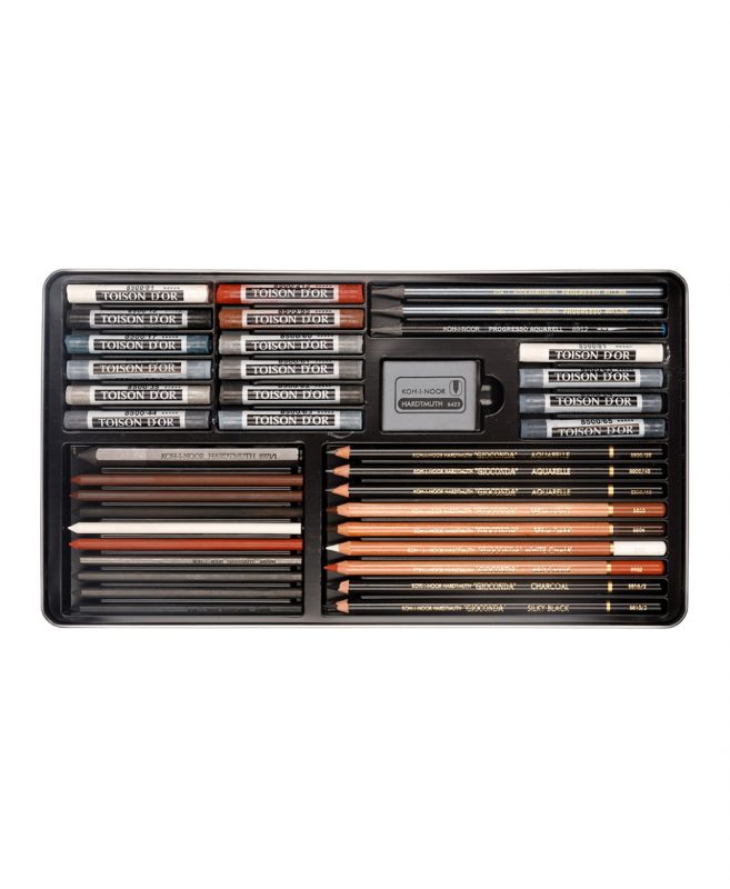 Koh-I-Noor Professional Matite Acquarellabili – Set Da 24 Pastelli Per Artisti, Qualità Professionale, Linea Koh-I-Noor