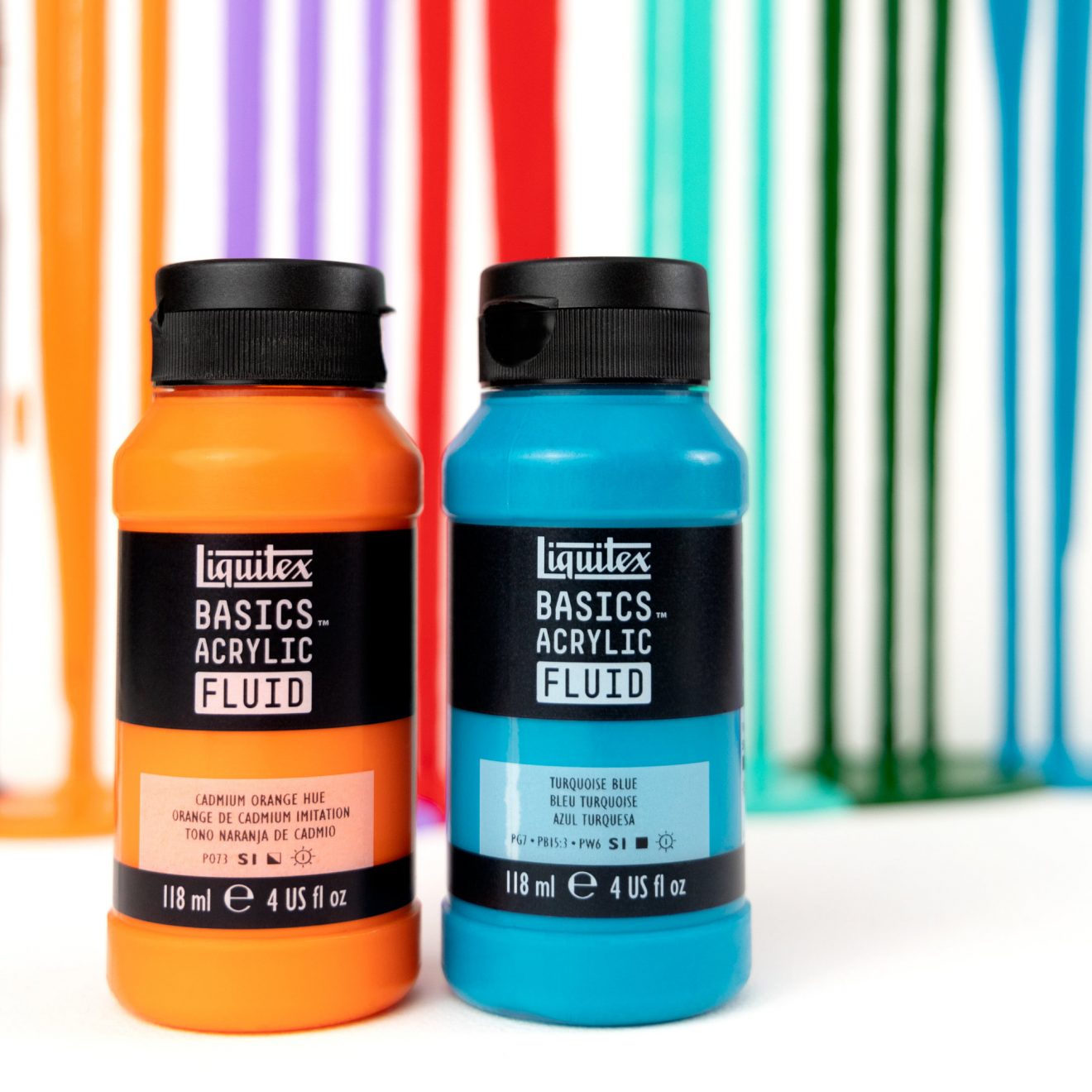 Liquitex Basics FLUID Acrylics Set 12 Colors • CITY STATIONERY GROUP SAL