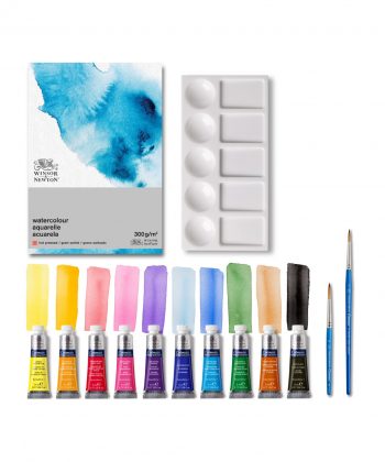 Winsor & Newton Cotman Watercolor Essentials 14 Piece Gift Set