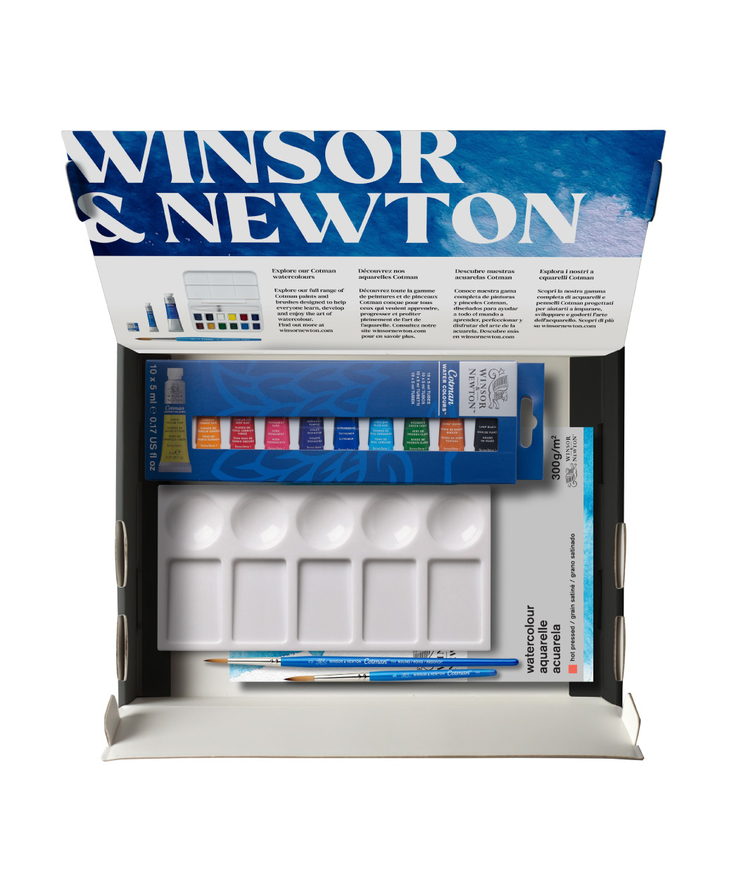 Winsor & Newton Cotman Watercolor Essentials 14 Piece Gift Set - Image 3