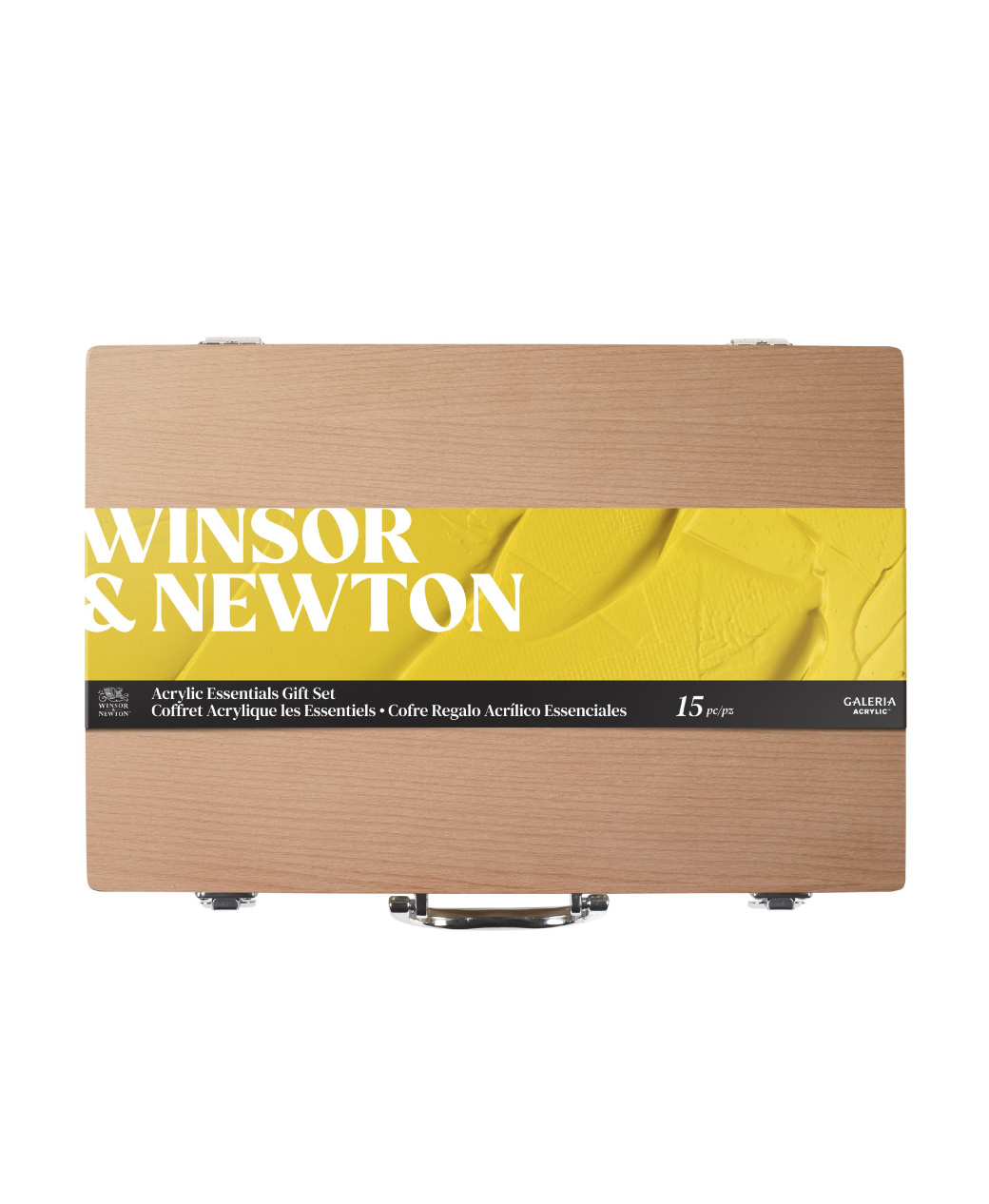Winsor & Newton Galeria Acrylic Essentials Wooden Box 15 Piece Gift Set - Image 4