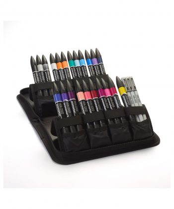 Alternative view of Winsor Newton Promarker Modern Lettering Wallet 25+1pcs Gift Set